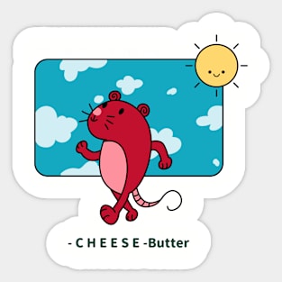 Cheese butter Sticker